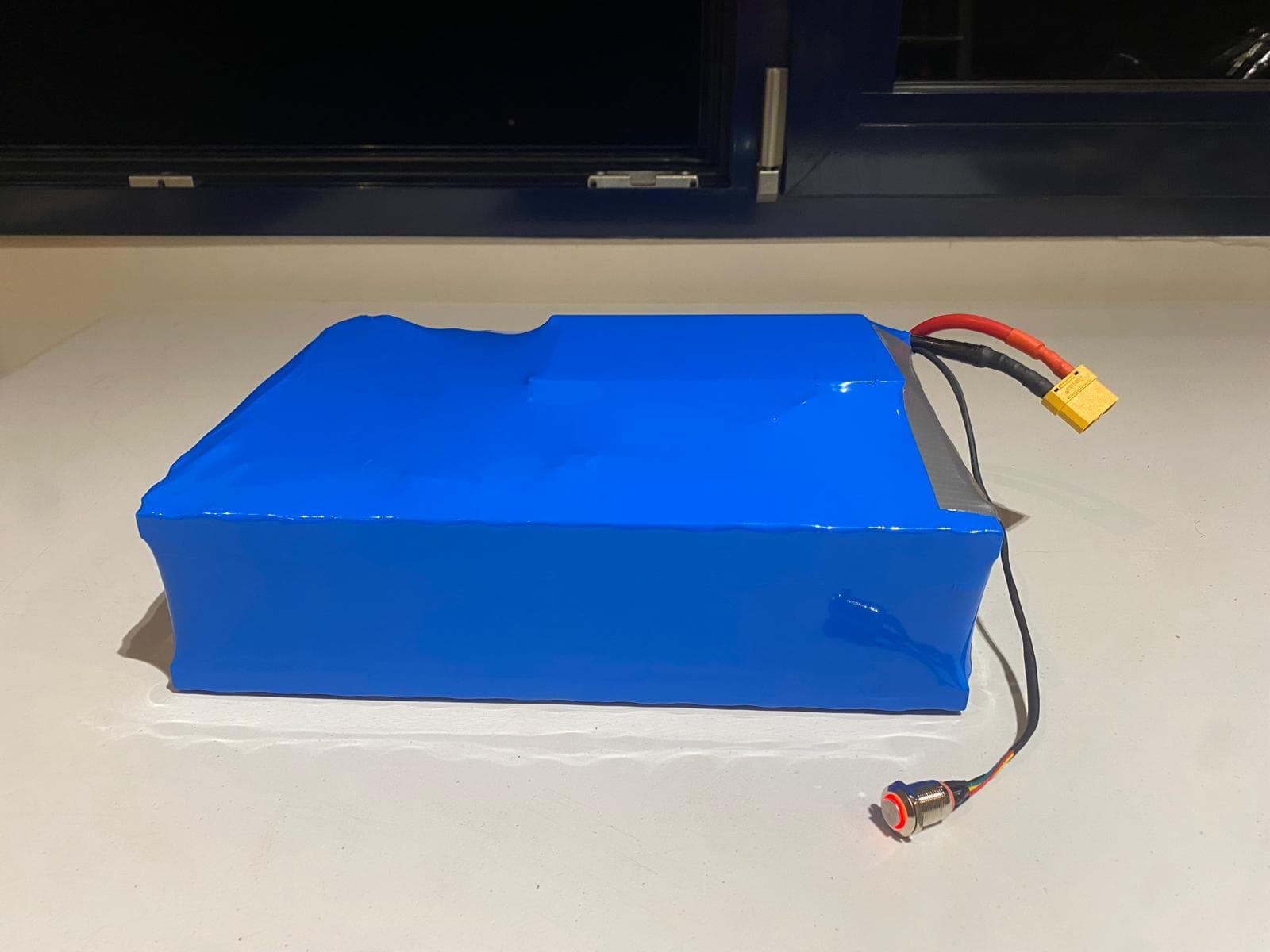 Completed battery pack assembly