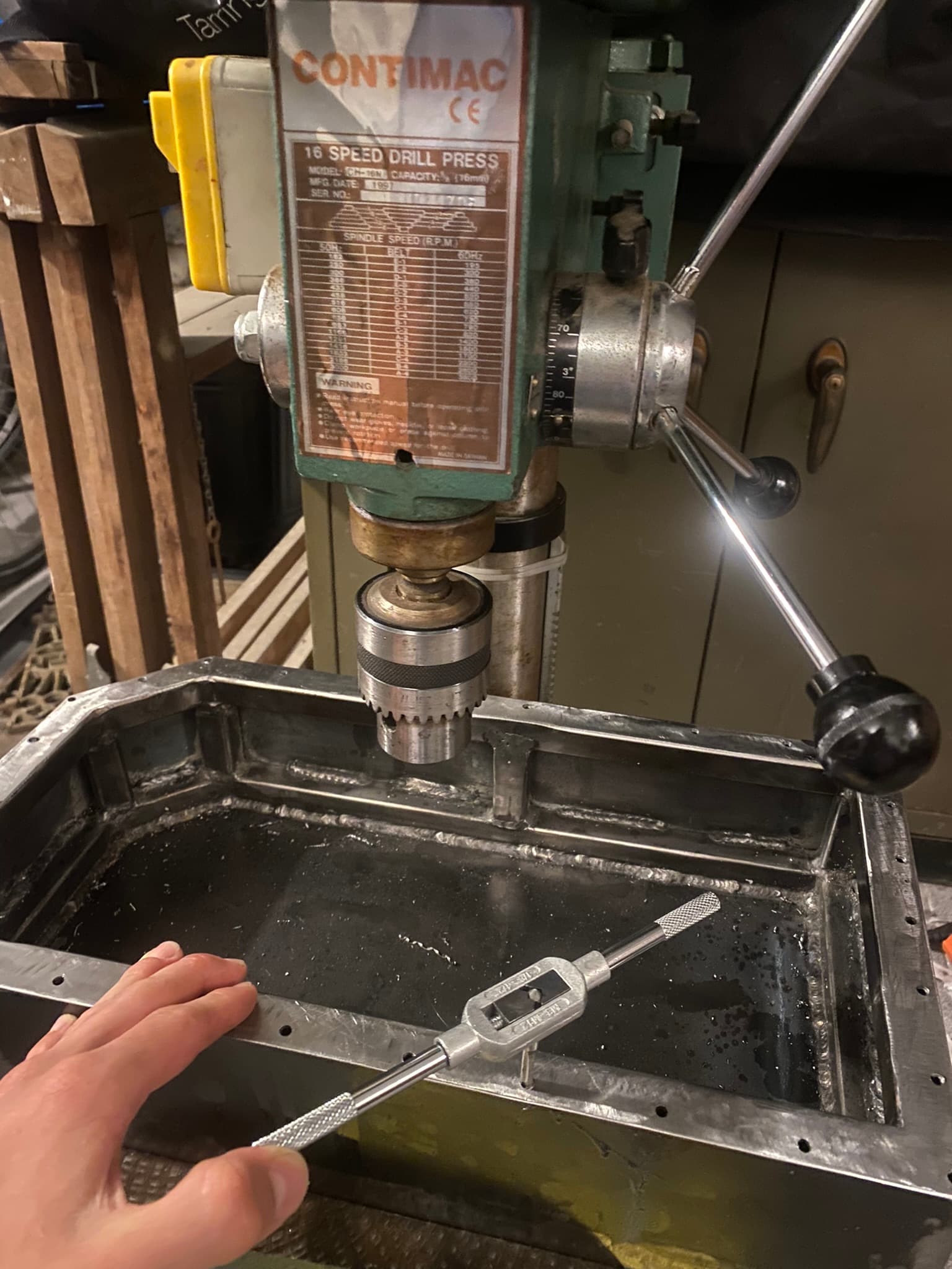 Tapping holes