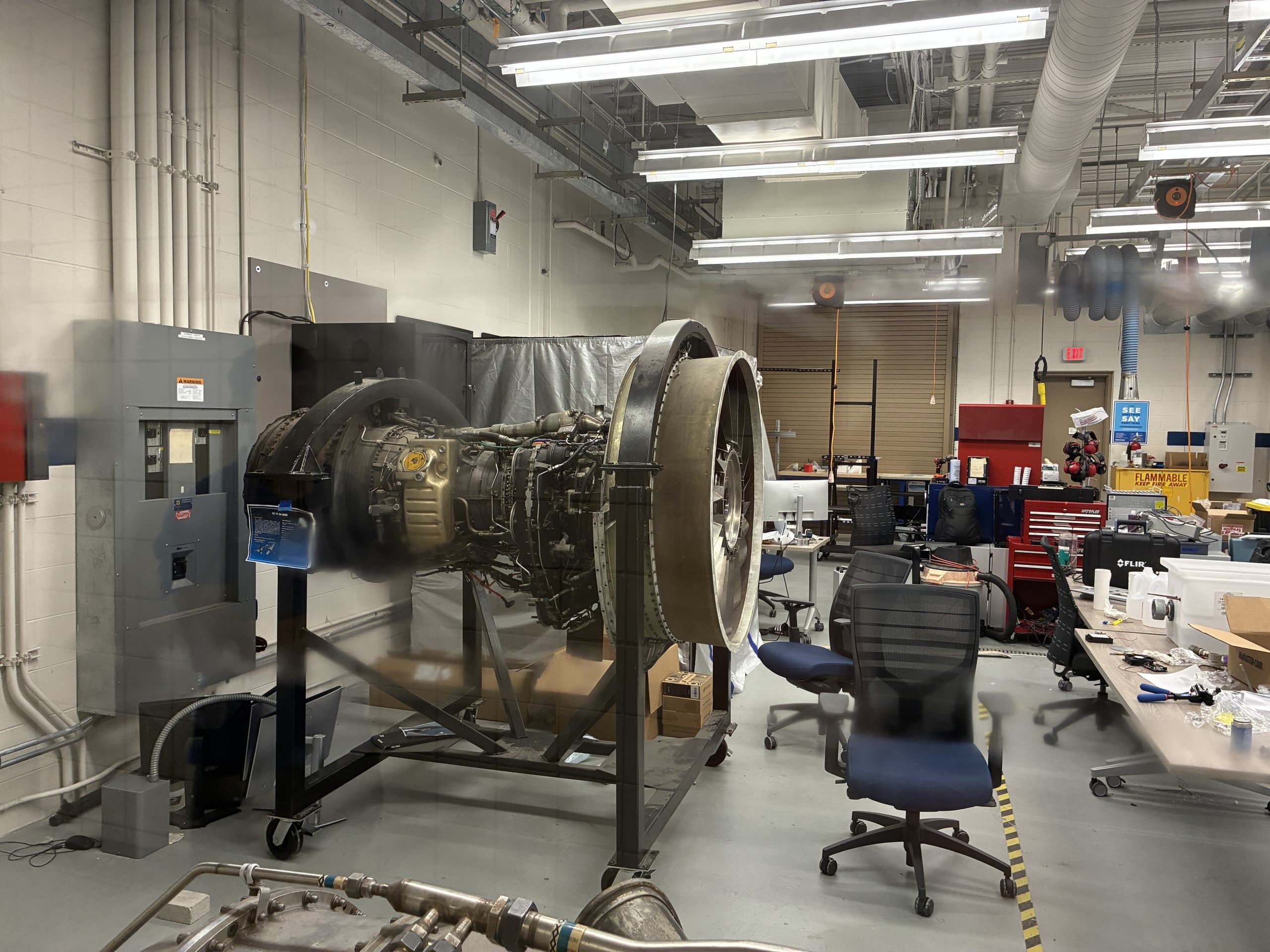 Engine workshop at Embry-Riddle