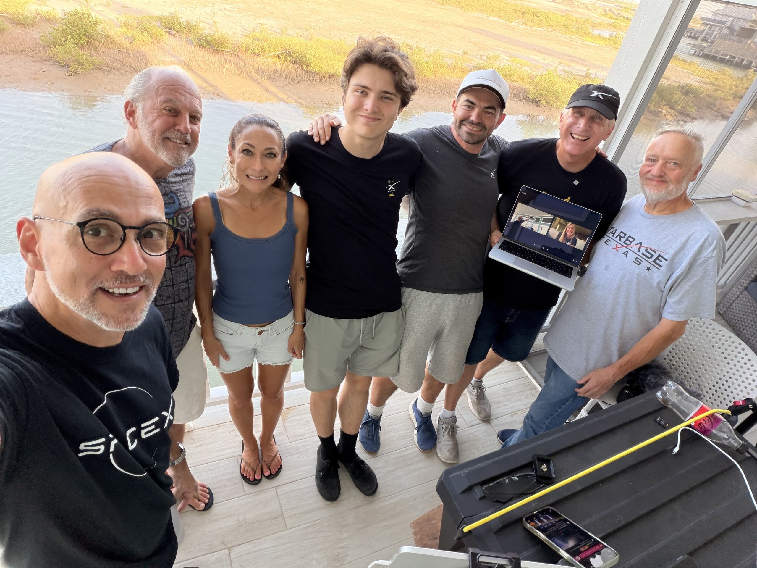 Watching together with Ellie in Space, Joe Tegtmeyer and others