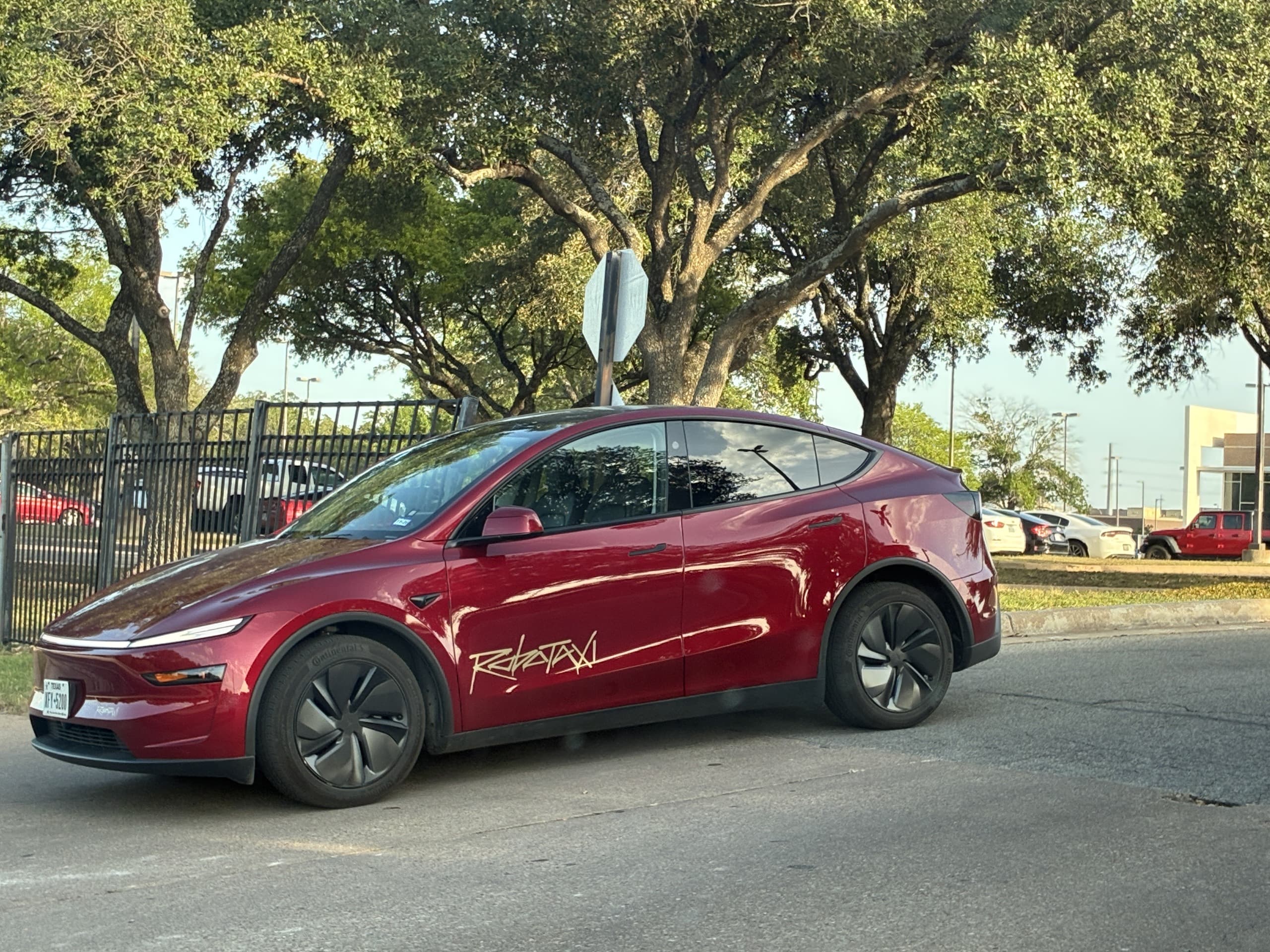 Tesla robotaxi in Austin