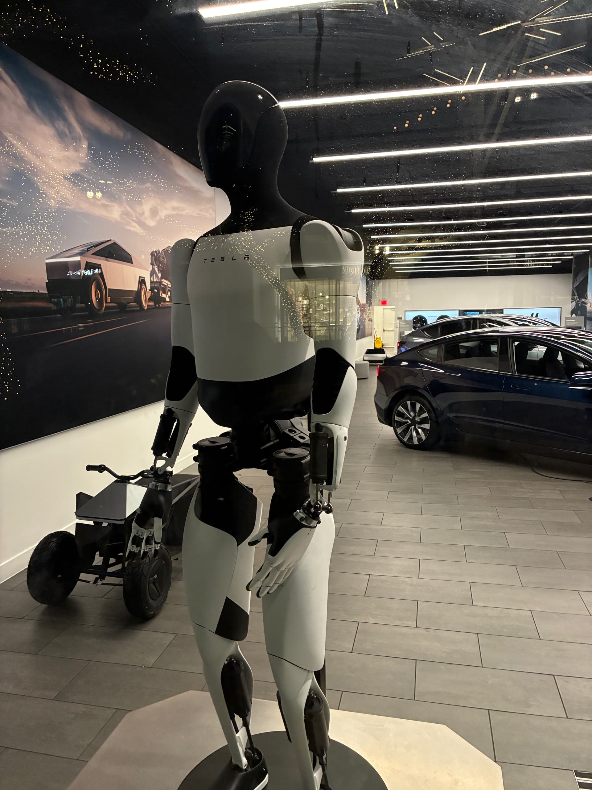 Optimus at Tesla’s Austin showroom
