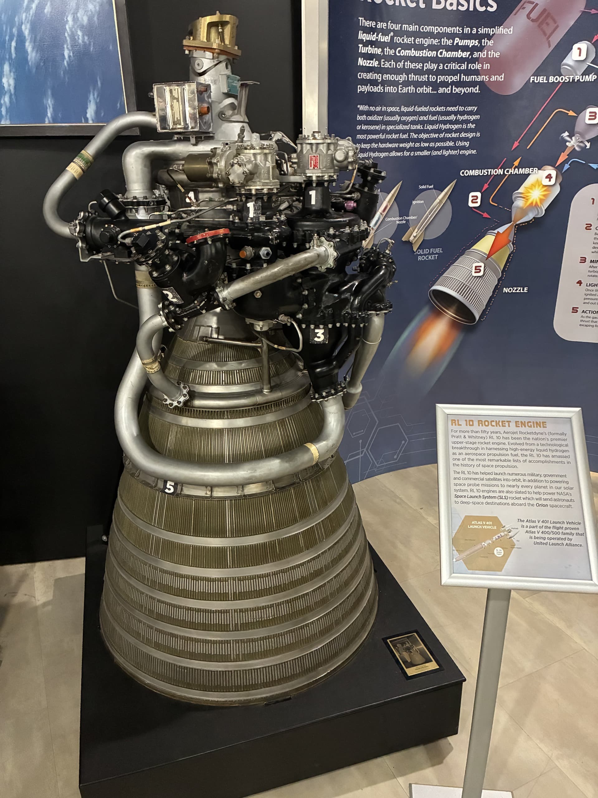RL10 rocket engine
