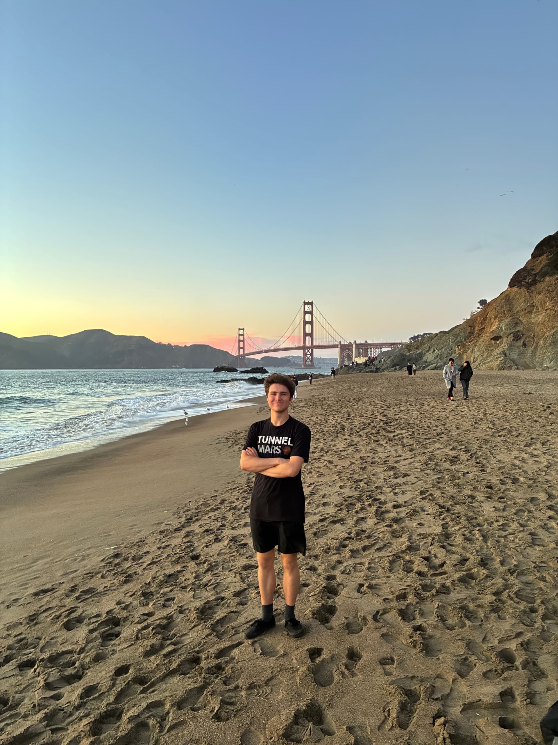 Golden Gate Bridge at sunset