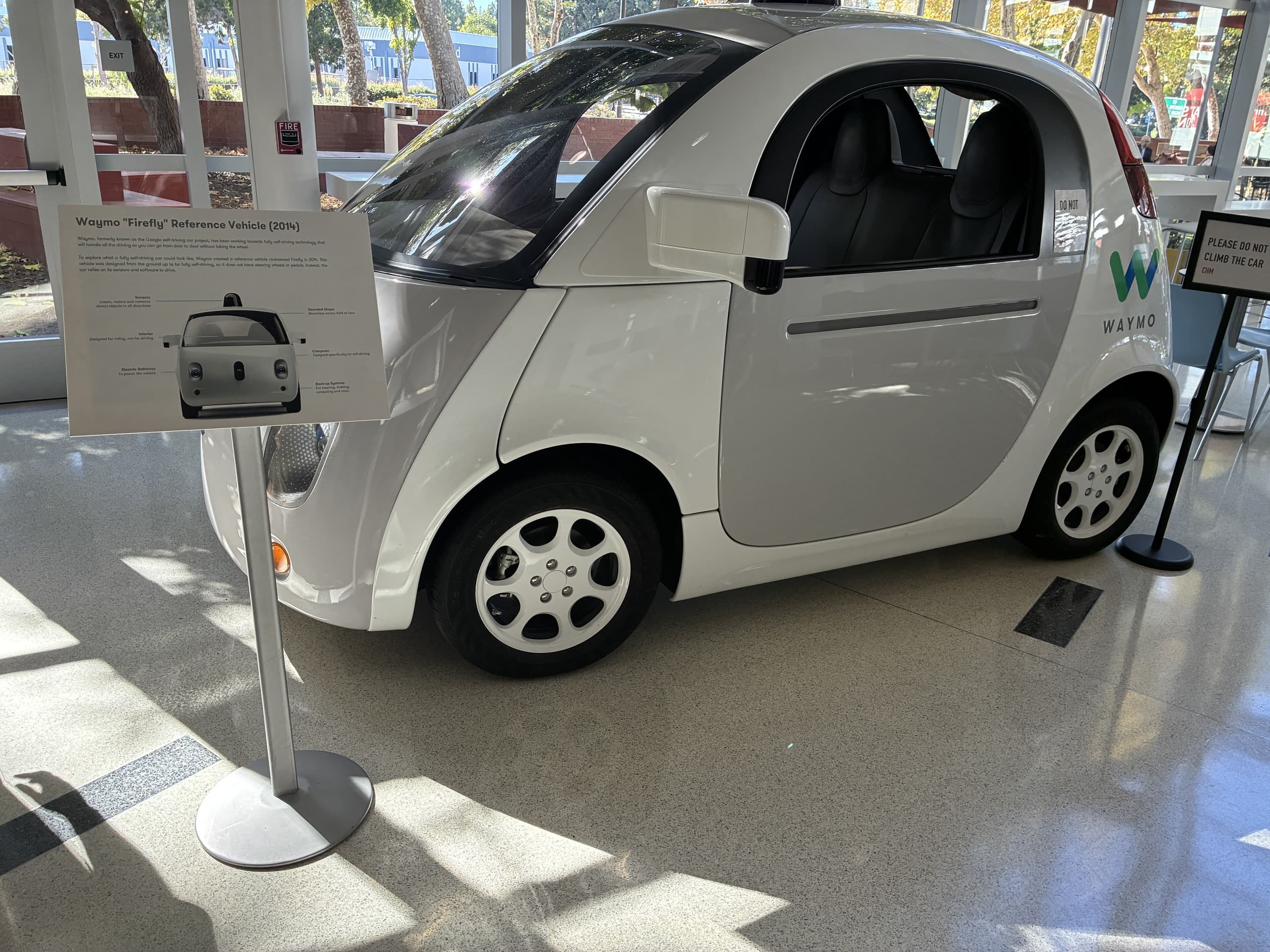 Waymo Firefly reference vehicle