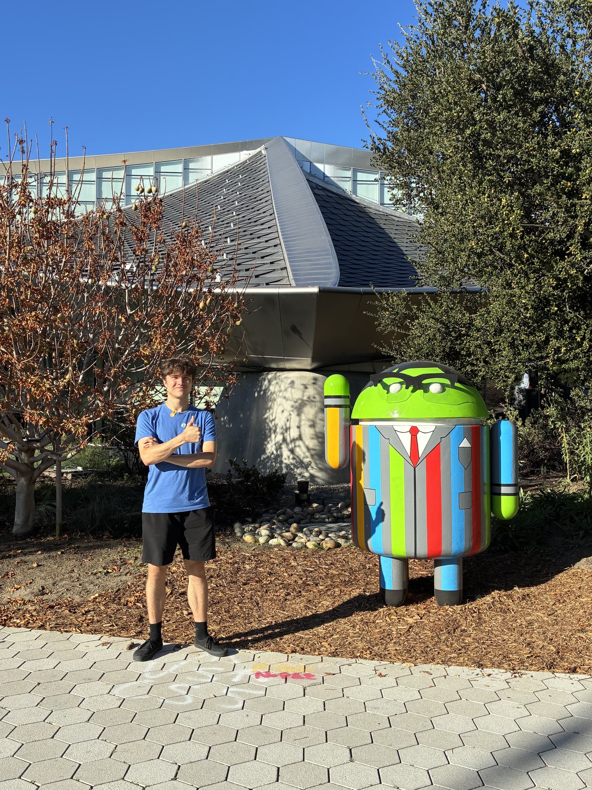 Google Android garden and Visitor Experience